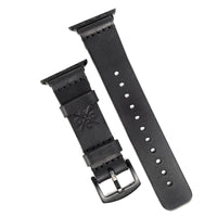 Pulseira de Couro Apple Watch Preta