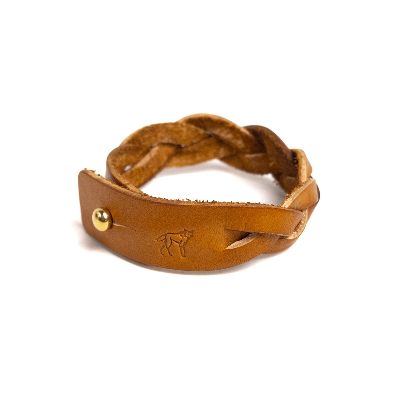 Pulseira de Couro Trançada Savana